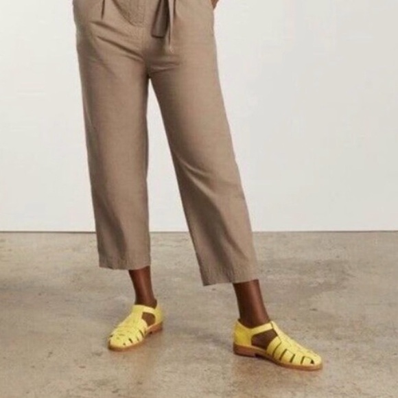 Everlane Shoes - Everlane Yellow Leather Day Fisherman Sandals Size 7